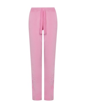 Trapstar Denim Applique Irongate T Jogger Pink | EPGSAU-435