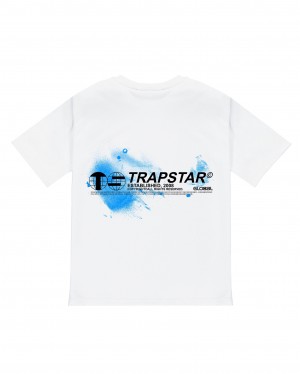 Trapstar Global Distribution Tee White | SQGFXJ-218