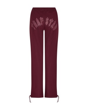 Trapstar Mesh Irongate Arch Joggers Burgundy | RAIFEC-570