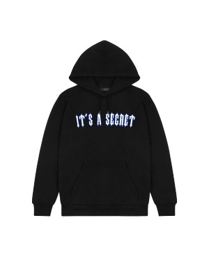 Trapstar Secret Hoodie 2.0 Black / Blue | ERNPWJ-475