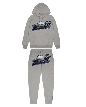 Trapstar Shooters Hoodie Tracksuit Grey | SGADBC-538