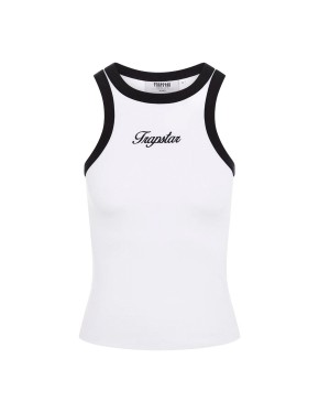 Trapstar Trapstar Racer Vest White / Black | SLFGIR-596