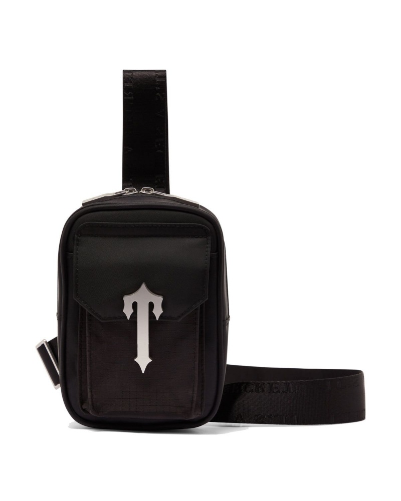 Trapstar Fracture Irongate T Bag Black / White | RPWXEH-653