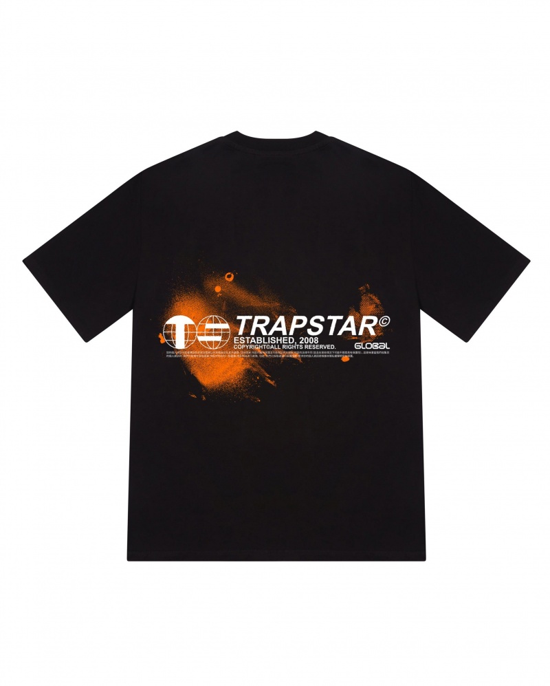 Trapstar Global Distribution Tee Black | CGAOIP-189