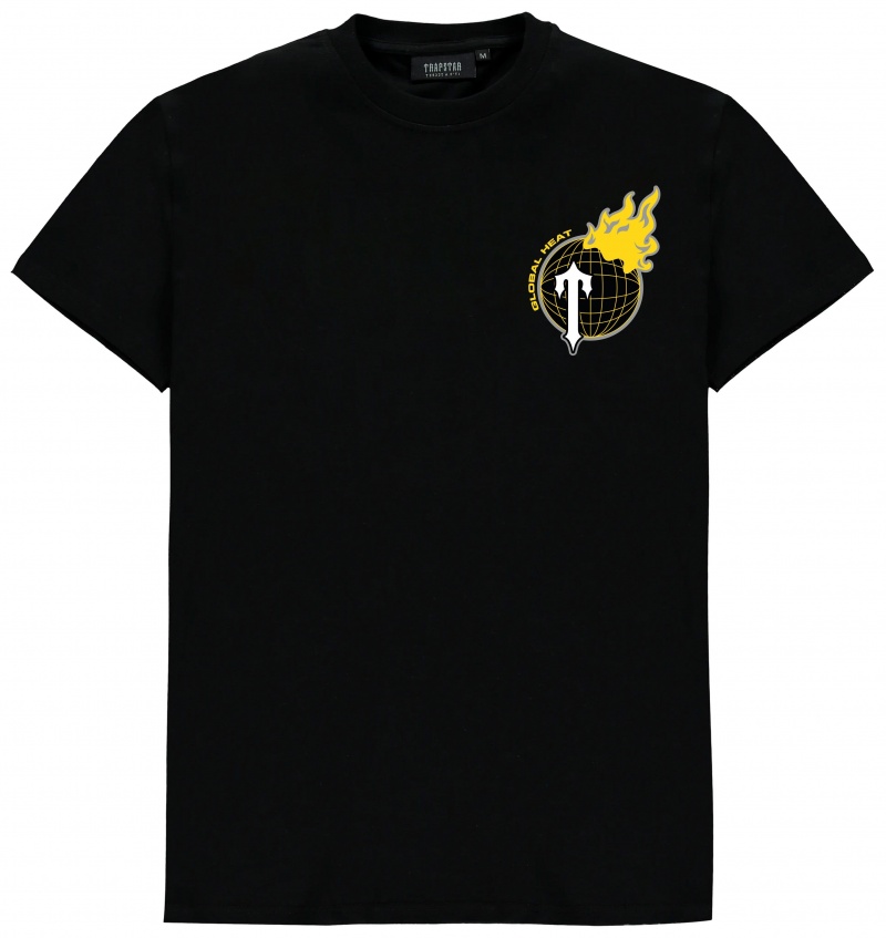 Trapstar Global Heat 2.1 Tee Black | LUCRGT-396