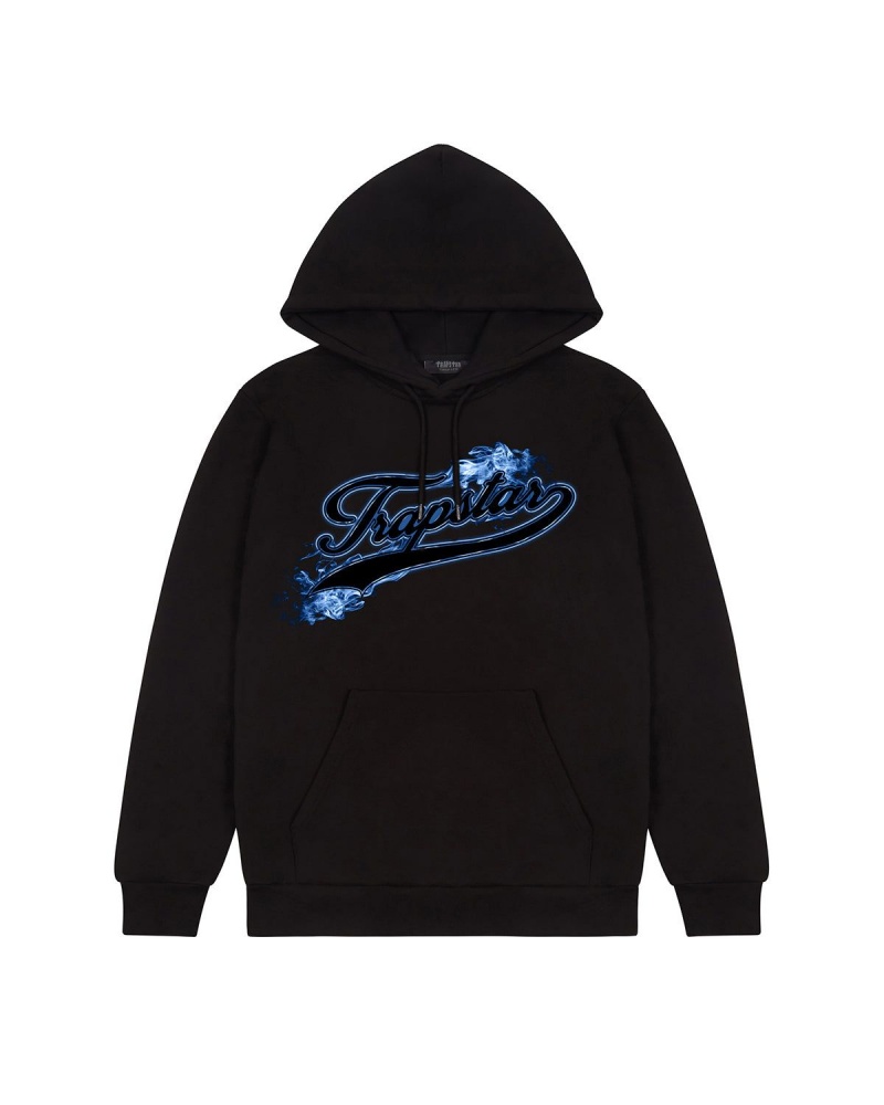 Trapstar Hot Rod Strikeout Hoodie Black | PQXZTW-485