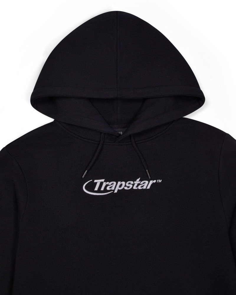 Trapstar Hyperdrive Embroidered Tracksuit Black | KGWSRC-473