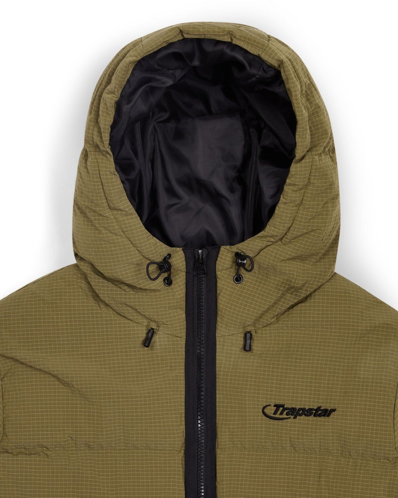 Trapstar Hyperdrive Puffer Khaki | XGBCYJ-163