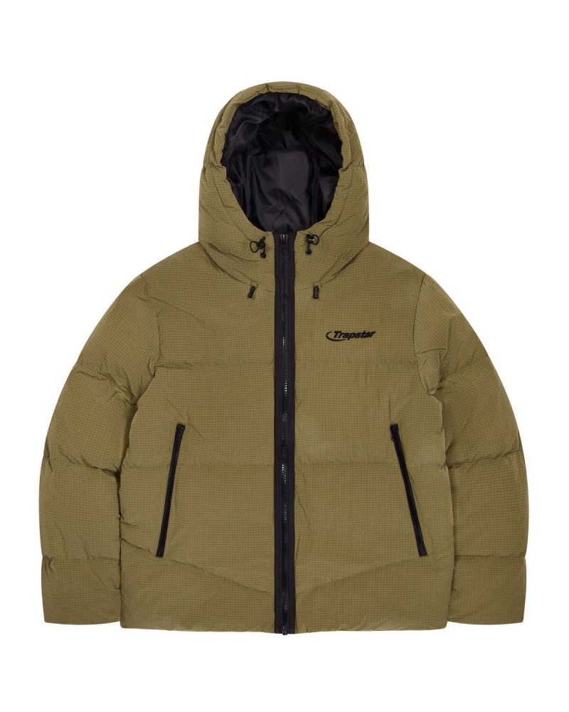 Trapstar Hyperdrive Puffer Khaki | XGBCYJ-163