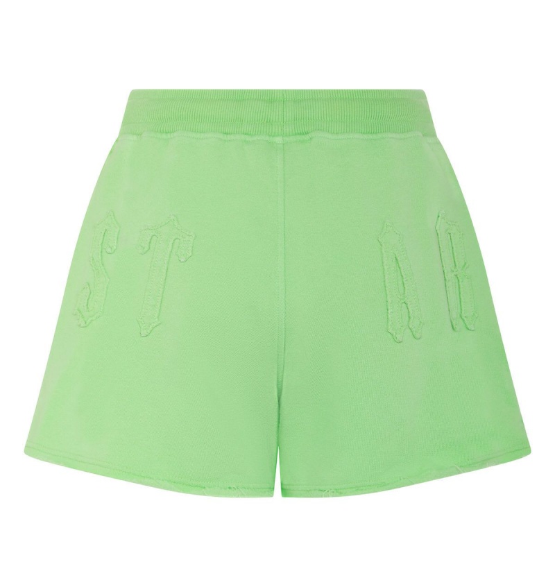 Trapstar Irongate Arch Applique Short Green | GMLBTS-403