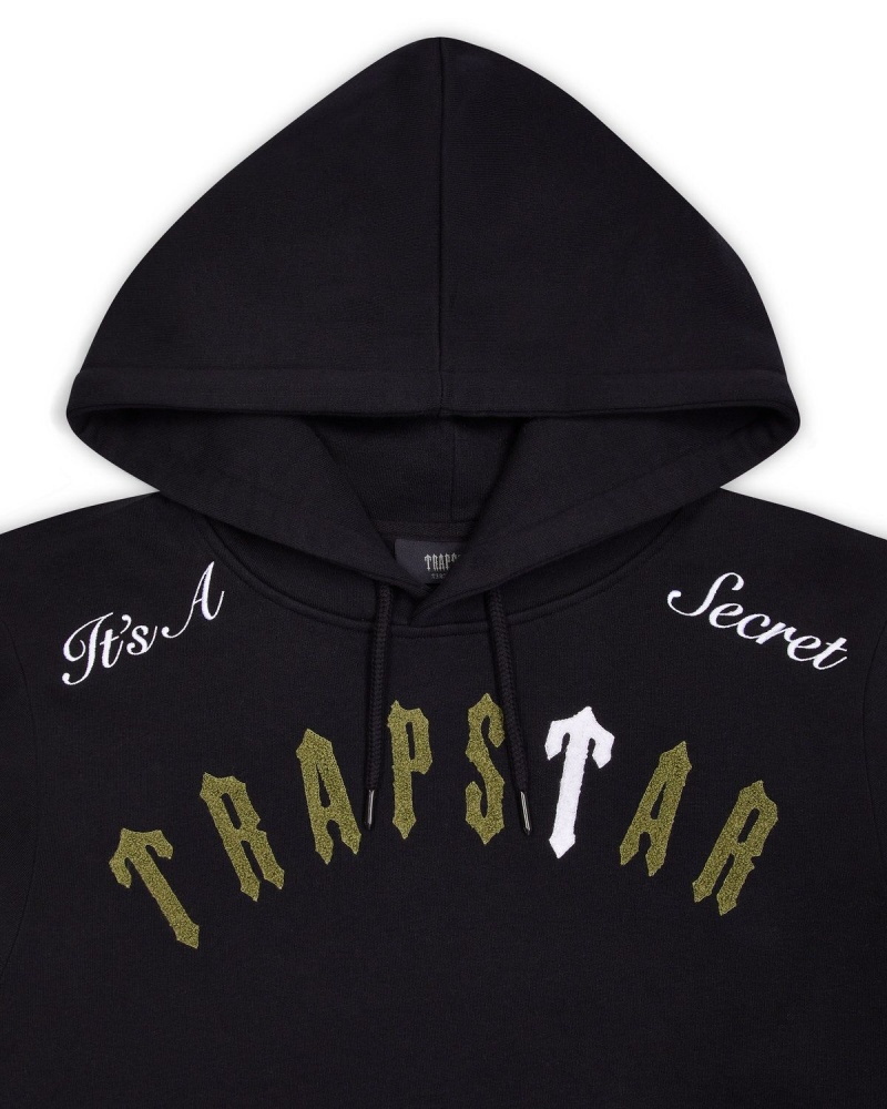 Trapstar Irongate Arch Secret Tracksuit Black / Khaki | CEUKQH-271