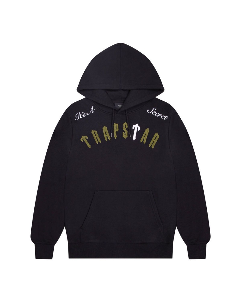 Trapstar Irongate Arch Secret Tracksuit Black / Khaki | CEUKQH-271