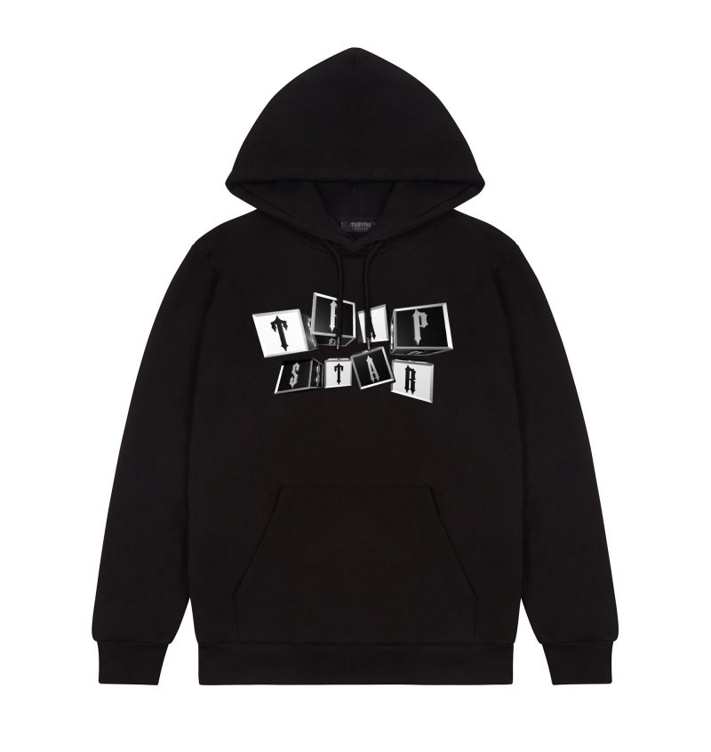 Trapstar Irongate Blocks Hoodie Black | TQVKLC-894