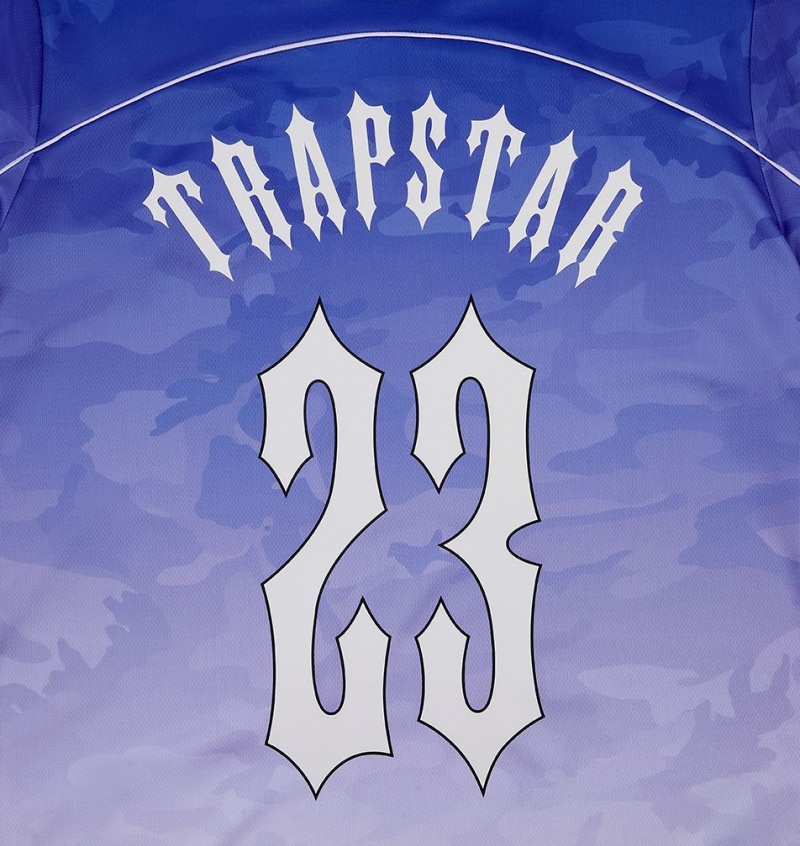 Trapstar Irongate Football Jersey Blue | OFPXBA-217