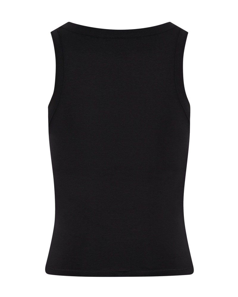 Trapstar Irongate Royal-T Flock Vest Black | VDHOIL-902