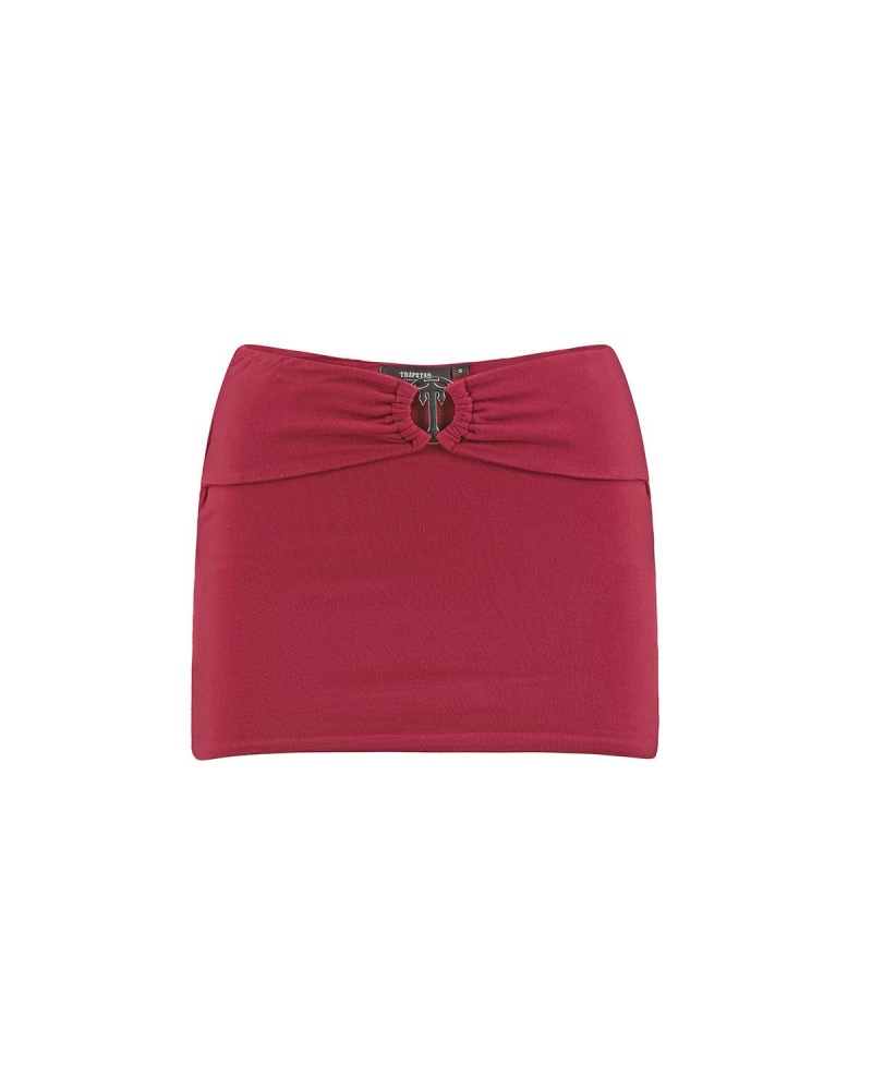 Trapstar Irongate T Belt Mini Skirt Red | UJHRAO-546