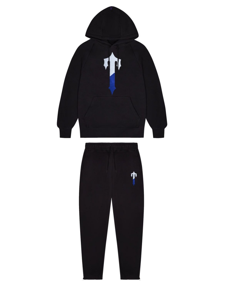 Trapstar Irongate T Chenille Tracksuit Black | RJWHUF-431