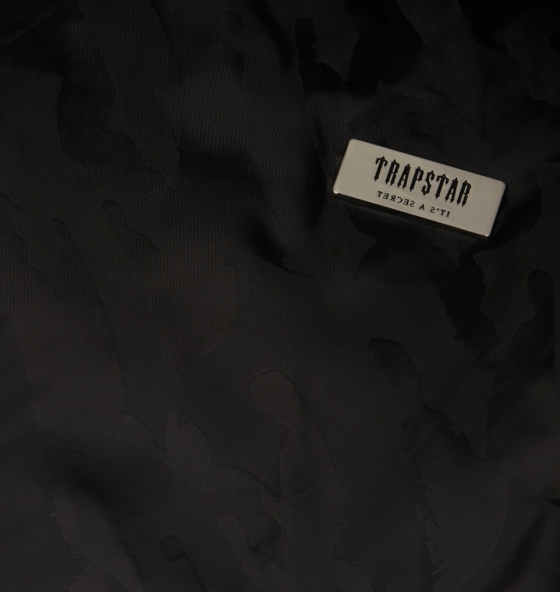 Trapstar Irongate T Jacquard Cargos Black | DBJSLE-065