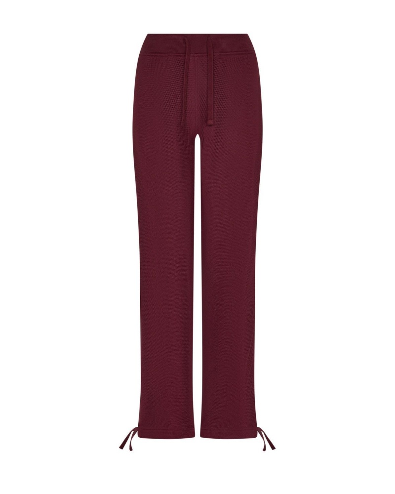 Trapstar Mesh Irongate Arch Joggers Burgundy | WTONCM-143