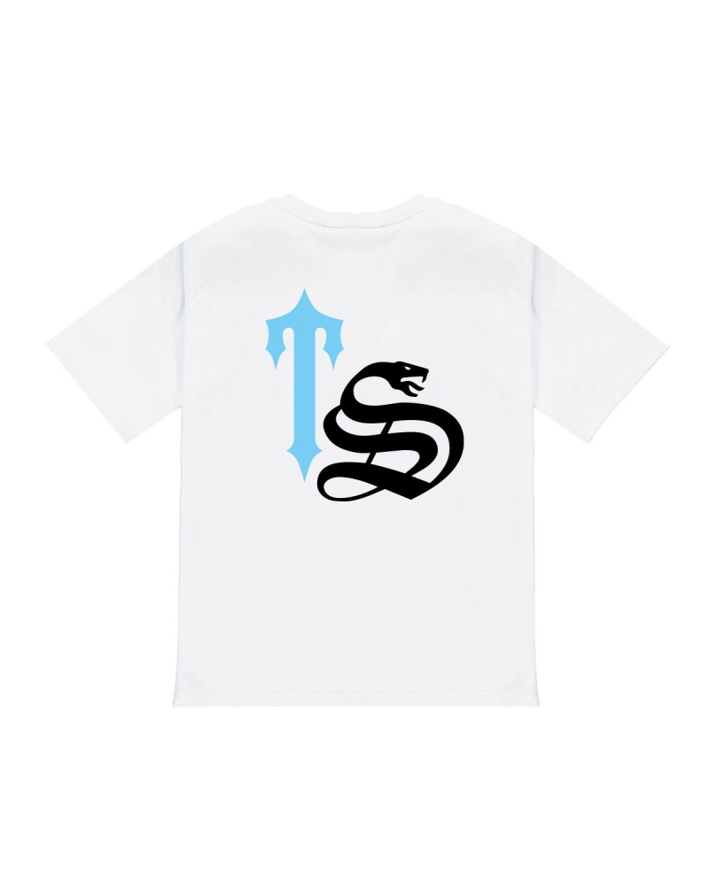 Trapstar Script Tee White | FONWIL-657