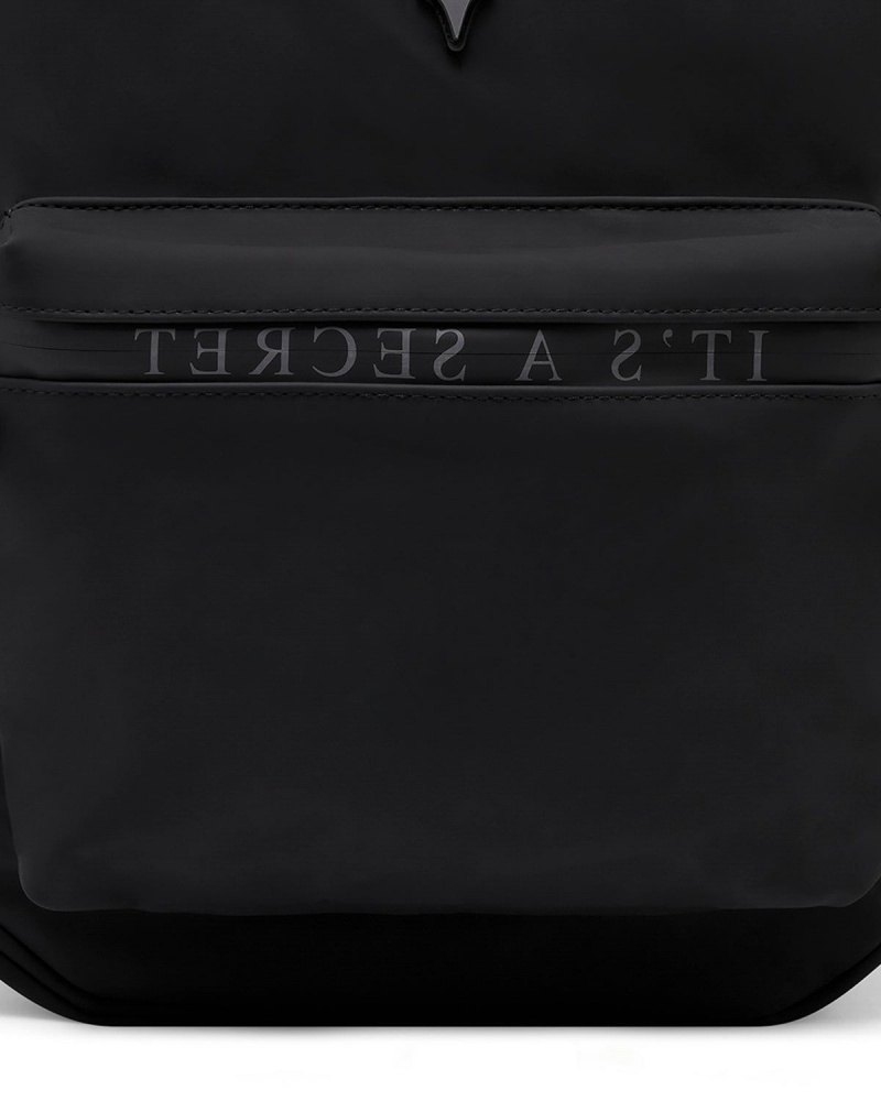 Trapstar Secret Rucksack Black / Grey | TZHDAQ-318