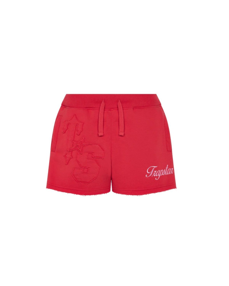 Trapstar TS-Star Shorts Red | KBXEZJ-562