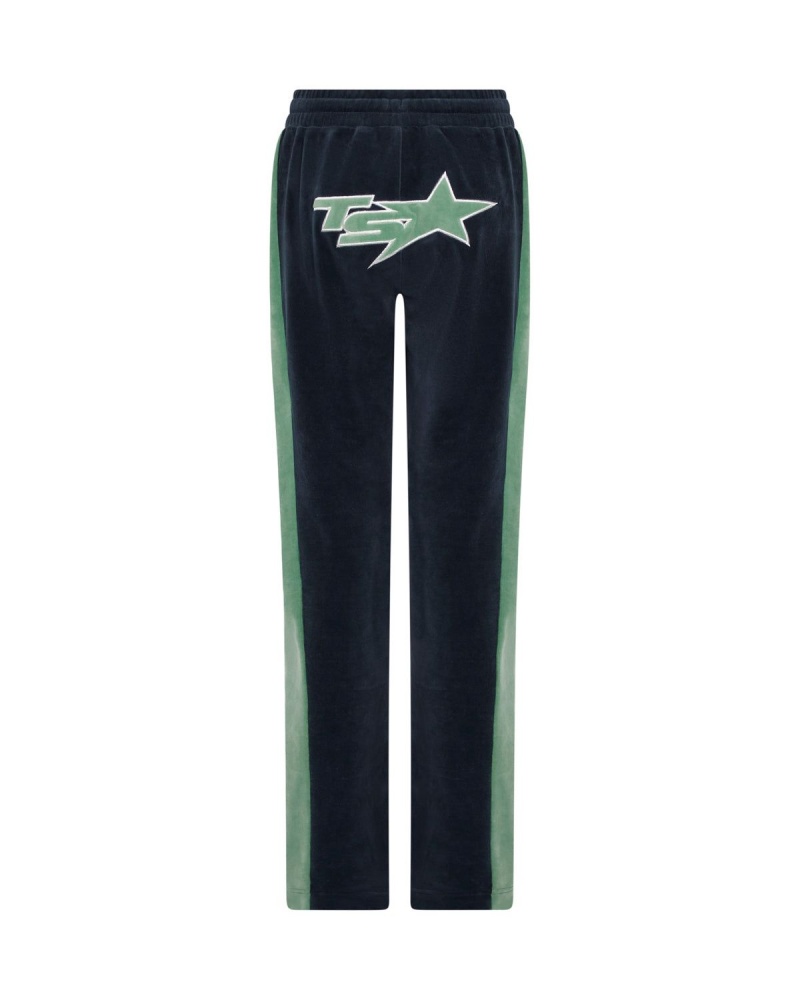 Trapstar TS-Star Velour Bottoms Green | AZKCOL-138