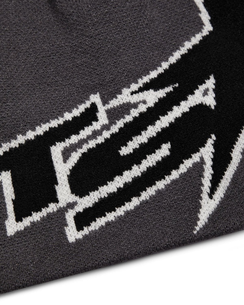 Trapstar TS Star Beanie Grey / Black | EVCSMZ-608