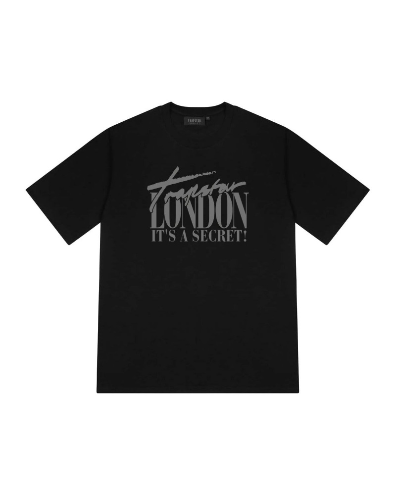 Trapstar Trapstar London Tee Black | ZKUYJC-584