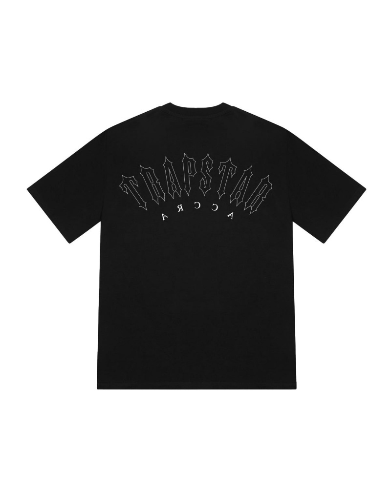 Trapstar Warrior Kings Tee Black | SNMWFD-578